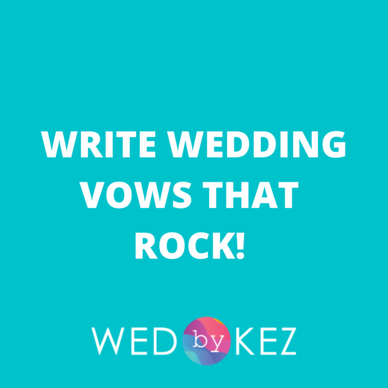 Write wedding vows that rock